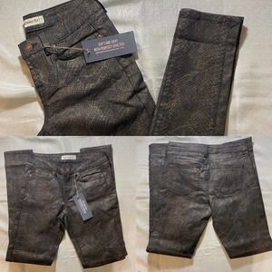 Cielo snake printed skinny jeans size 1